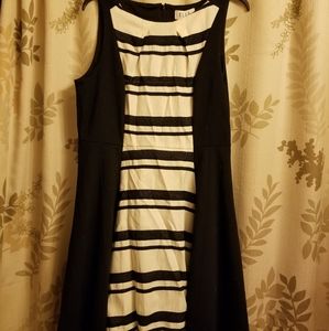 Elle Black n White Dress